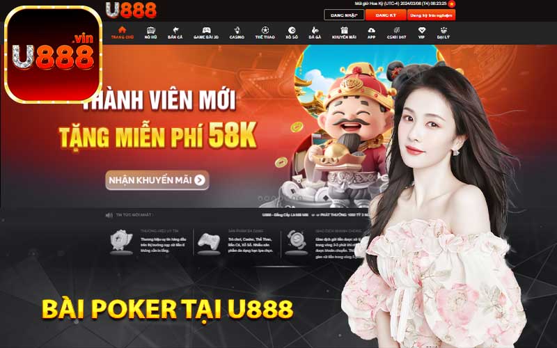 Bài Poker tại U888