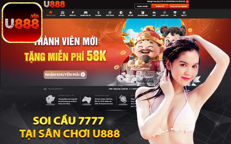 Soi cầu 7777 tại sân chơi U888